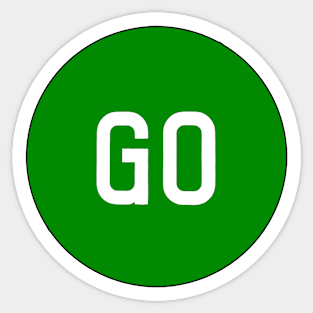 Go for it Sticker